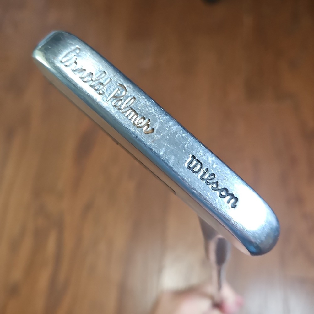 Vintage Arnold Palmer Wilson Putter Blade Golf Club Double Sided 1960s Steel